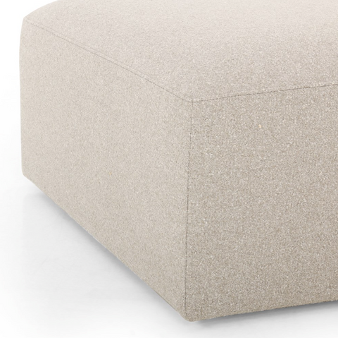 Brylee Large Ottoman - Torrance Silver