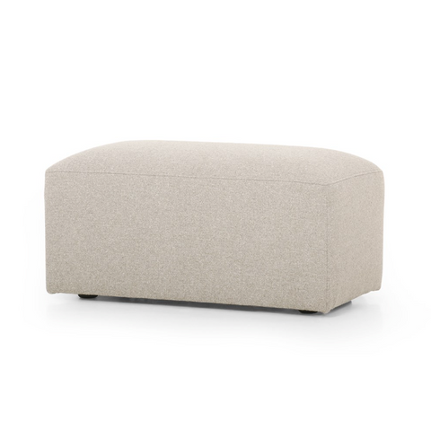 Brylee Rectangular Ottoman - Torrance Silver