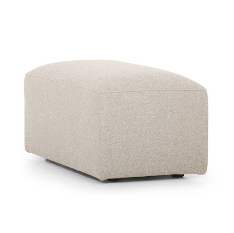 Brylee Rectangular Ottoman - Torrance Silver