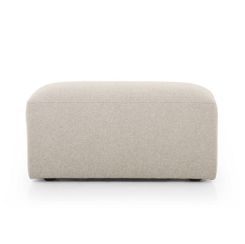 Brylee Rectangular Ottoman - Torrance Silver