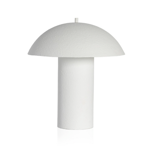 Santorini Table Lamp - Matte White Plaster