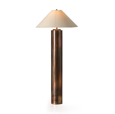 Seaton Floor Lamp-Iridescent Acid Wash