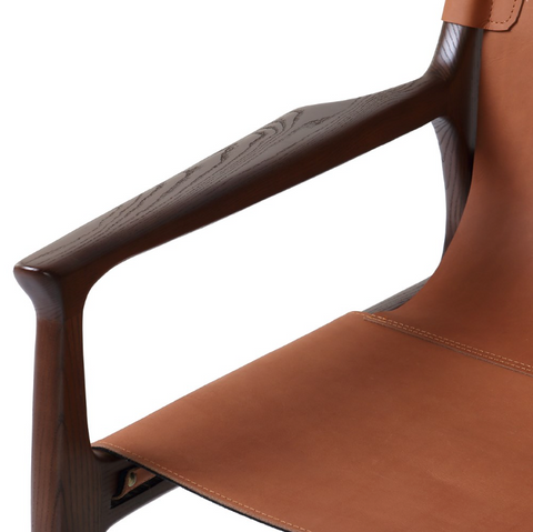 Rafi Chair- Chestnut Brown