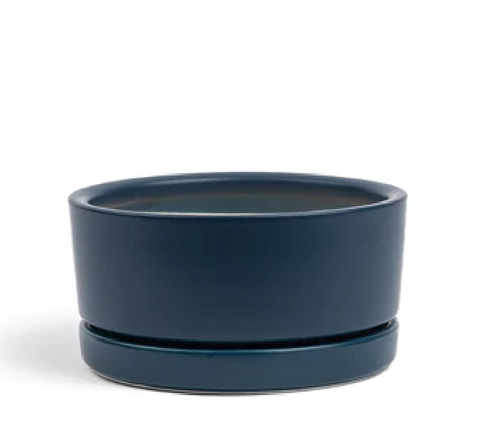 Low-Bowls with Water Saucers - Midnight