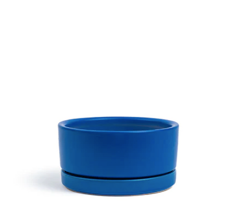 Low-Bowls with Water Saucers -Ink Blue