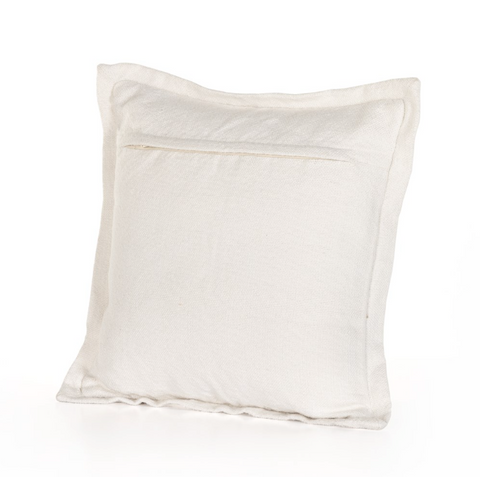 Baja Outdoor Pillow - Coconut Faux Linen