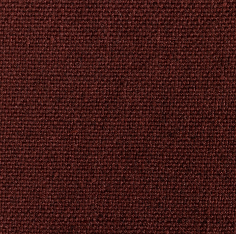Baja Outdoor Pillow - Dark Ruby Faux Linen