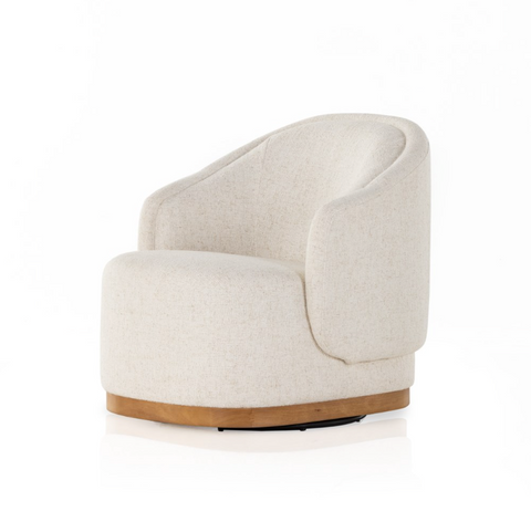 Martine Swivel Chair - Omari Natural