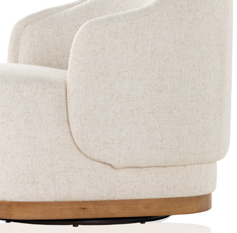 Martine Swivel Chair - Omari Natural