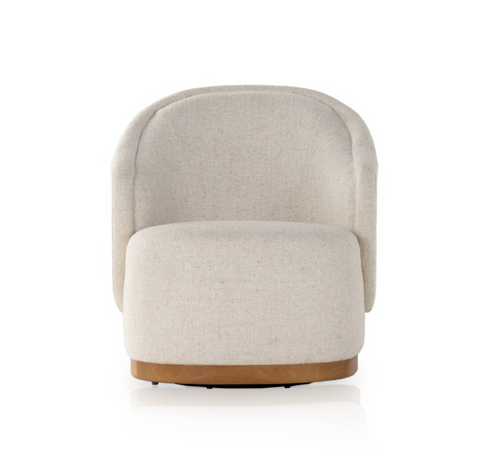 Martine Swivel Chair - Omari Natural