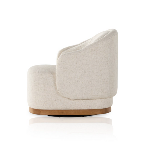Martine Swivel Chair - Omari Natural