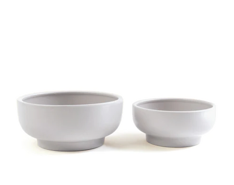 Pedestal Home and Garden Bowls - Stone