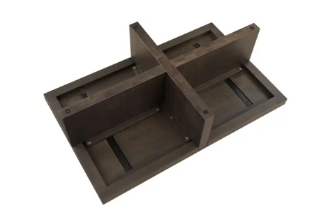 Folke Rectangular Coffee Table Dark Brown