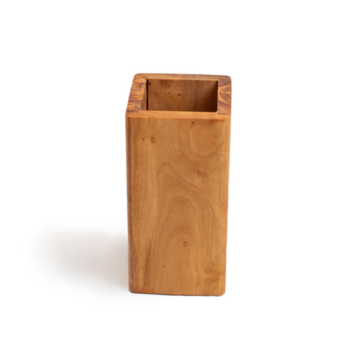 Olive Wood Utensil Holder