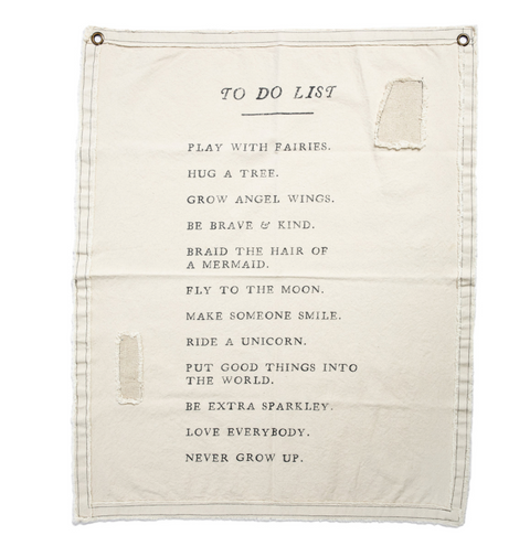 To Do List - Wall Tarp