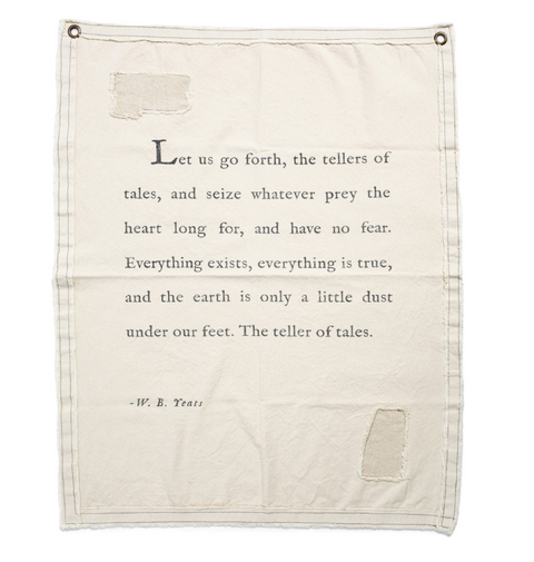W.B Yeats - Wall Tarp