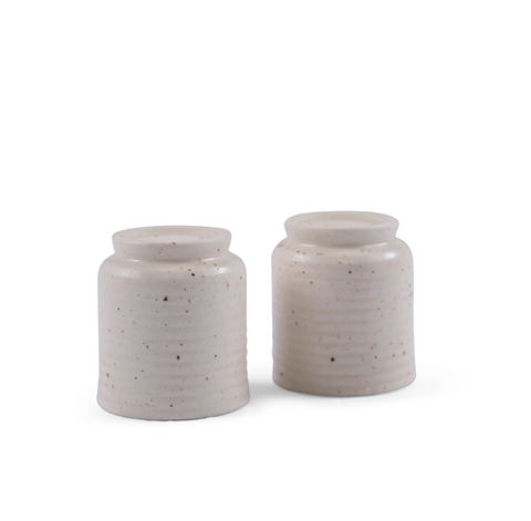Speckled Ceramic Salt & Pepper Shaker Set