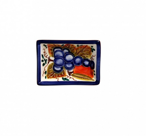 Alentejo Terracotta Rect. dipping plate - 10 cm | 4'' - Fruits