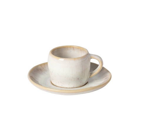 Eivissa Coffee cup and saucer - 0.07 L | 2 oz. - Sand beige