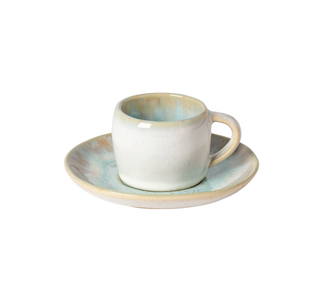 Eivissa Coffee cup and saucer - 0.07 L | 2 oz. - Sea blue