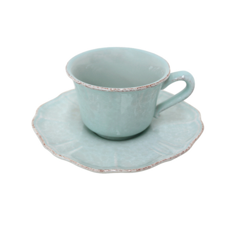 Impressions Tea cup and saucer - 0.22 L | 8 oz. - Robin's Egg blue