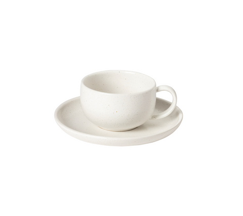 Pacifica Tea cup and saucer - 0.22 L | 7 oz. - Salt
