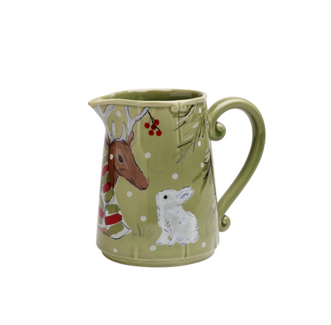 Deer Friends Pitcher - 1.87 L | 63 oz. - Green