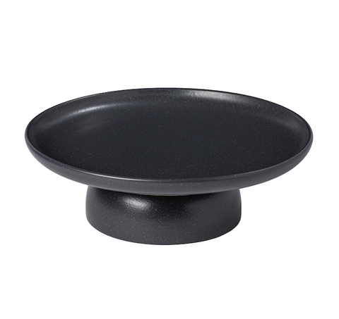 Pacifica Footed plate - 27 cm | 11'' - Seed grey