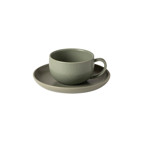 Pacifica Tea cup and saucer - 0.22 L | 7 oz. - Artichoke