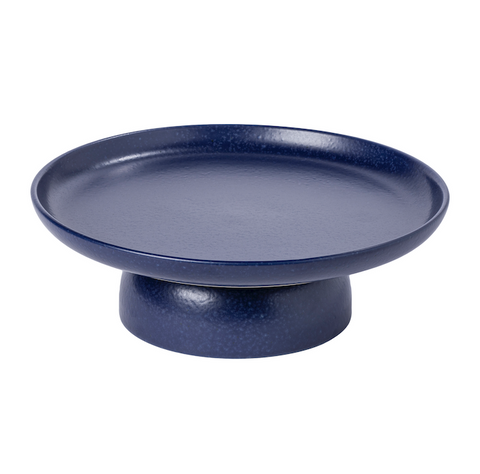 Pacifica Footed plate - 27 cm | 11'' - Blueberry