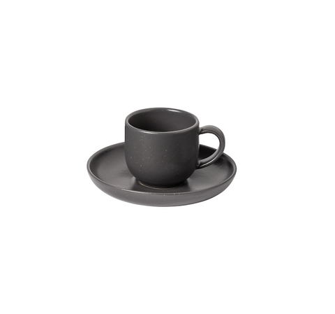 Pacifica Coffee cup and saucer - 0.07 L | 2 oz. - Seed grey