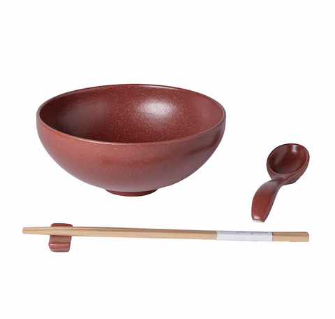 Pacifica Ramen bowl set - Cayenne