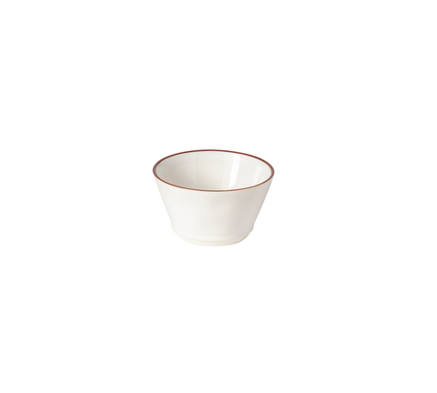 Beja  Round ramekin - 9 cm | 4'' - White & red
