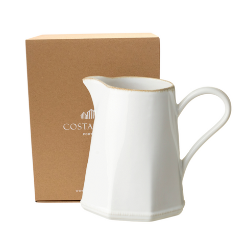 Luzia  Pitcher - 1.93 L | 65 oz. - Cloud white