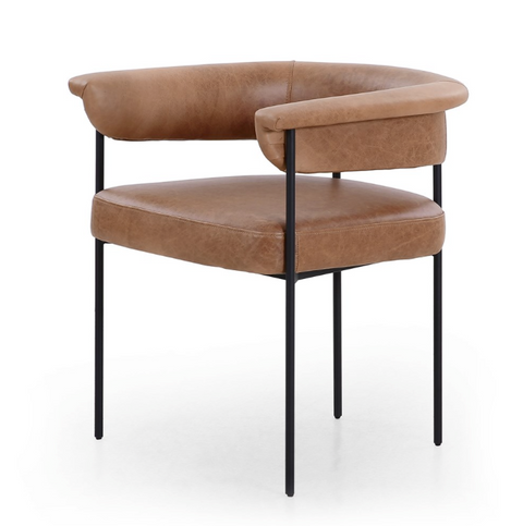 Carrie Dining Chair-Chaps Saddle