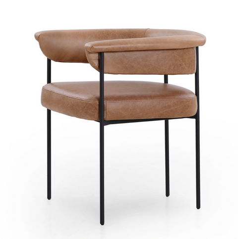 Carrie Dining Chair-Chaps Saddle