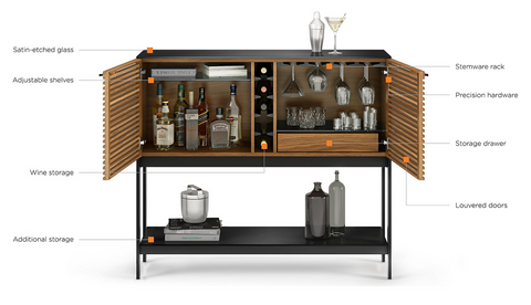Corridor SV Bar 5621 - Bar Cabinet