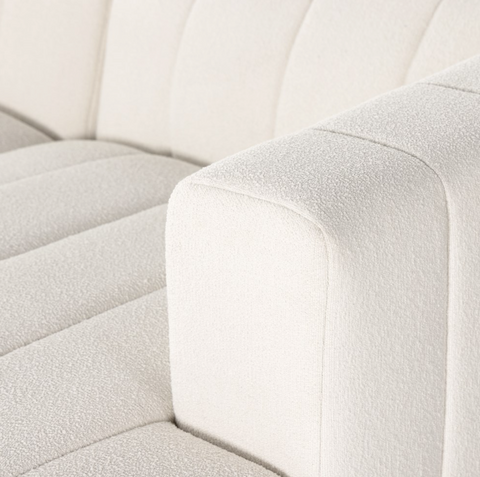 Langham Channeled 4Pc RAF Sectional-Fayette Cloud