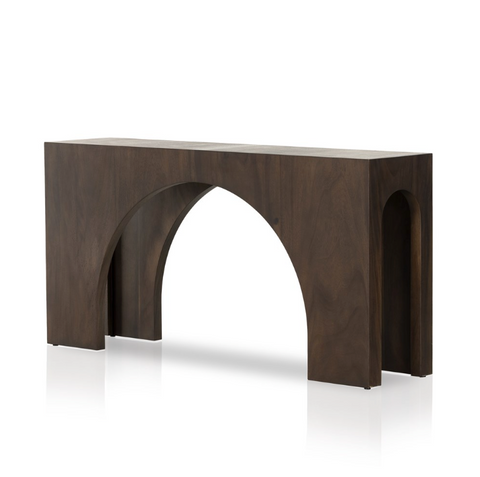 Fausto Console Table - Smoked Guanacaste