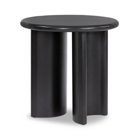 Paden End Table - Aged Black Acacia