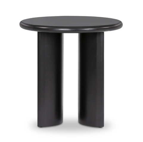 Paden End Table - Aged Black Acacia