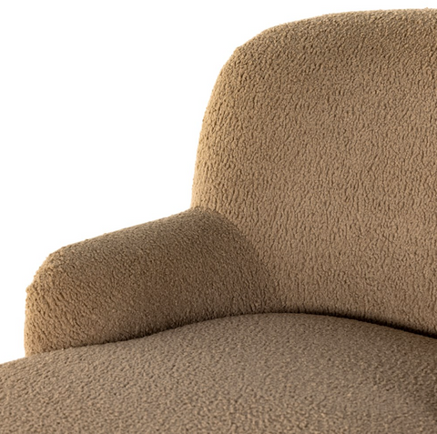 Kadon Chaise Lounge - Sheepskin Camel