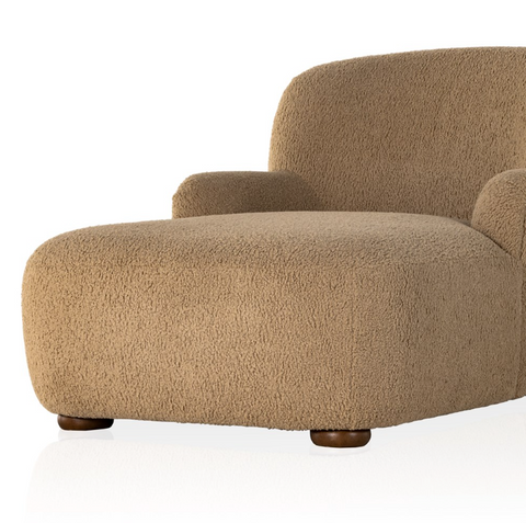 Kadon Chaise Lounge - Sheepskin Camel