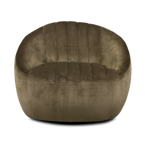 Audie Swivel Chair - Surrey Olive