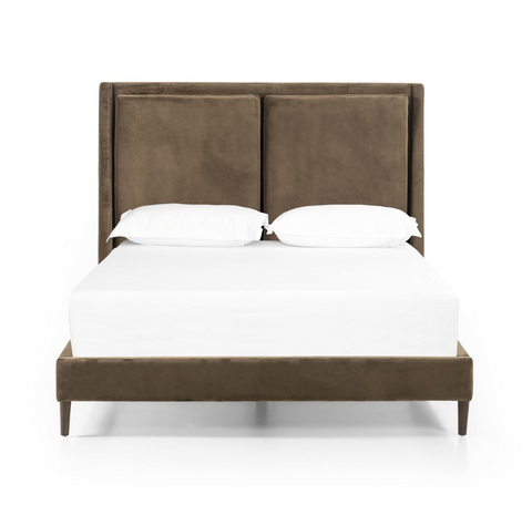 Potter King Bed - Surrey Olive