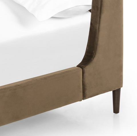 Potter King Bed - Surrey Olive