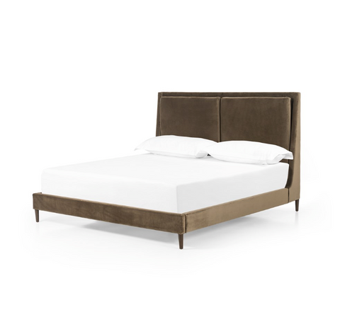 Potter King Bed - Surrey Olive