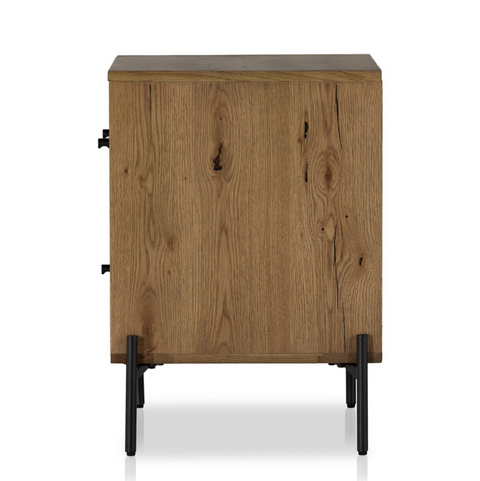 Eaton Nightstand - Amber Oak Resin
