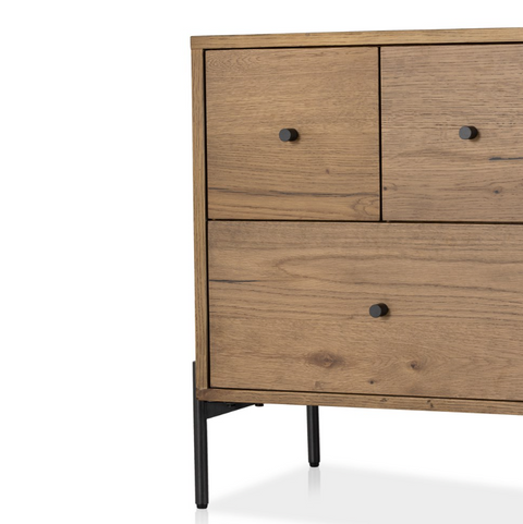 Eaton Nightstand - Amber Oak Resin