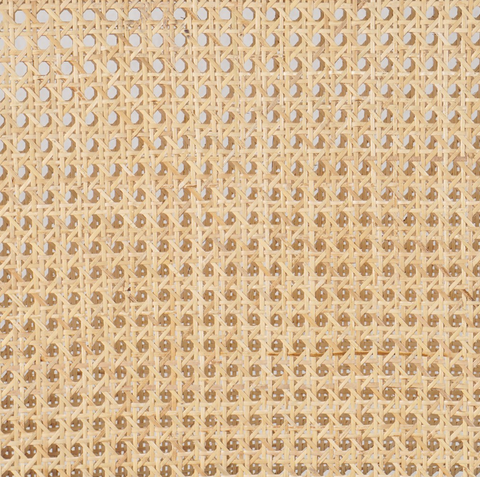 Antonia Cane Armless Bar Stool - Ebony Savile Flax